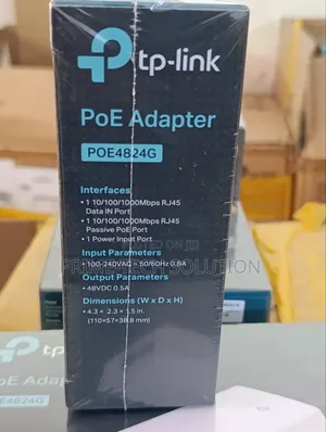 TP-Link Omada POE4824G 48V 24W Passive PoE Adapter Gigabit | TZ