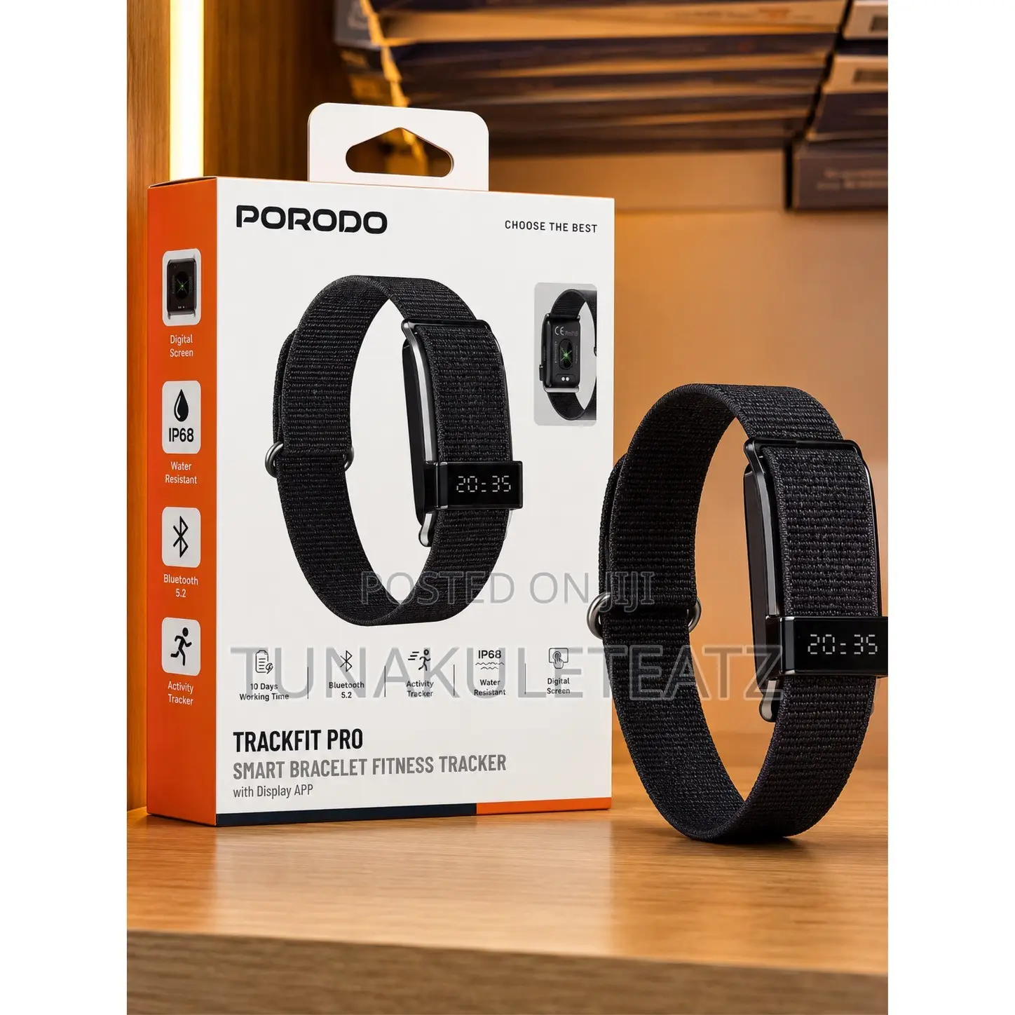 Porodo Trackfit Pro Smart Bracelet