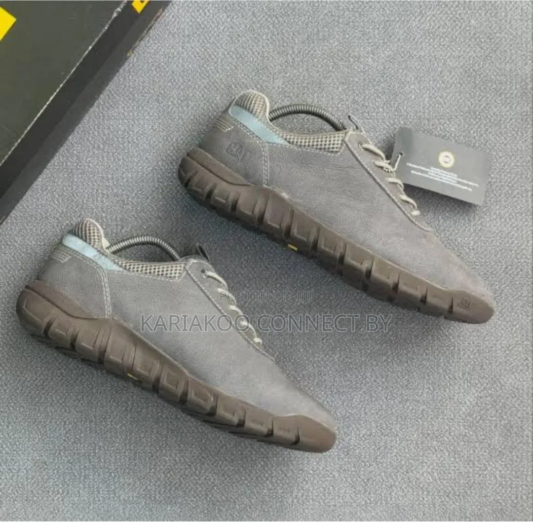 CAT Men's Genuine Leather Casual Walking Shoes