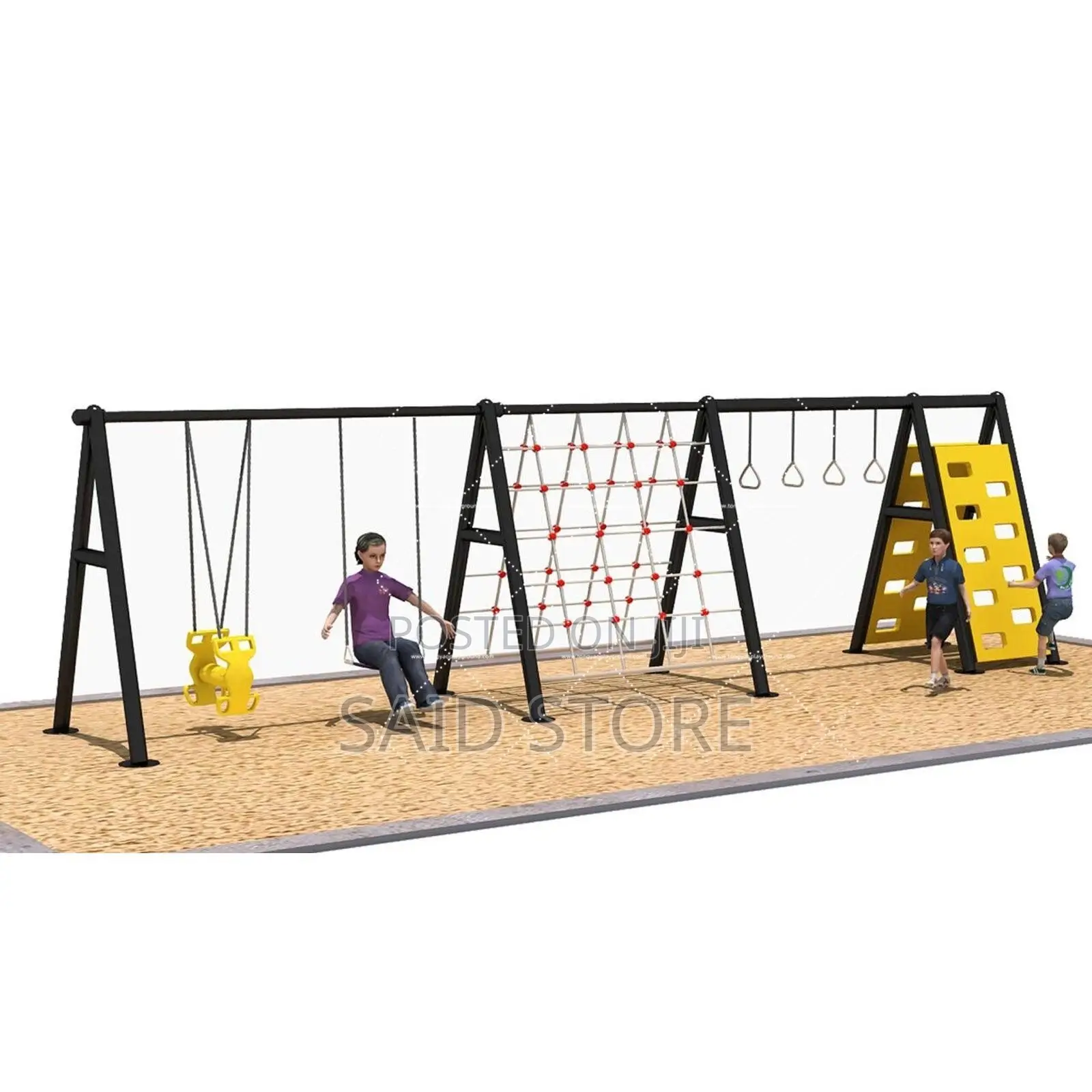 Outdoor Multi-Activity Playground Set