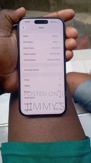 Apple iPhone 15 128 GB Black