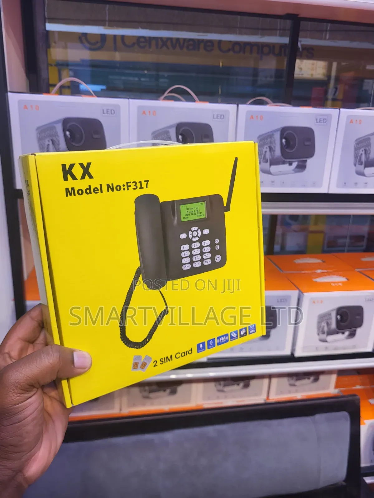 Kx F317 GSM Fixed Wireless Phone [Double Line]
