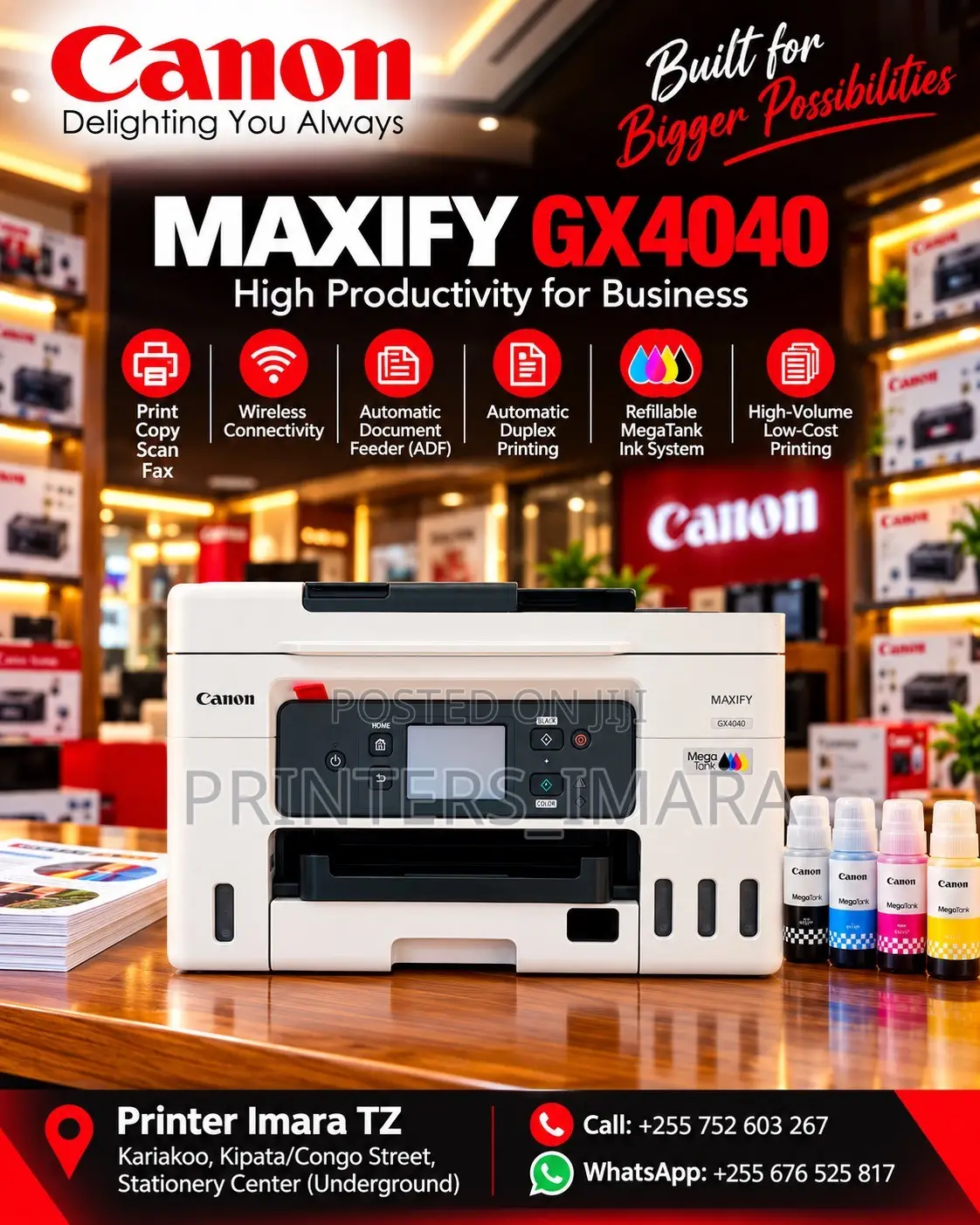 Canon Maxify Gx4040 Business Printing Made Smarter!