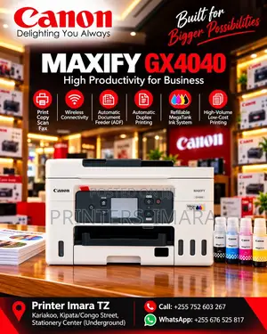 Canon Maxify Gx4040 Business Printing Made Smarter!