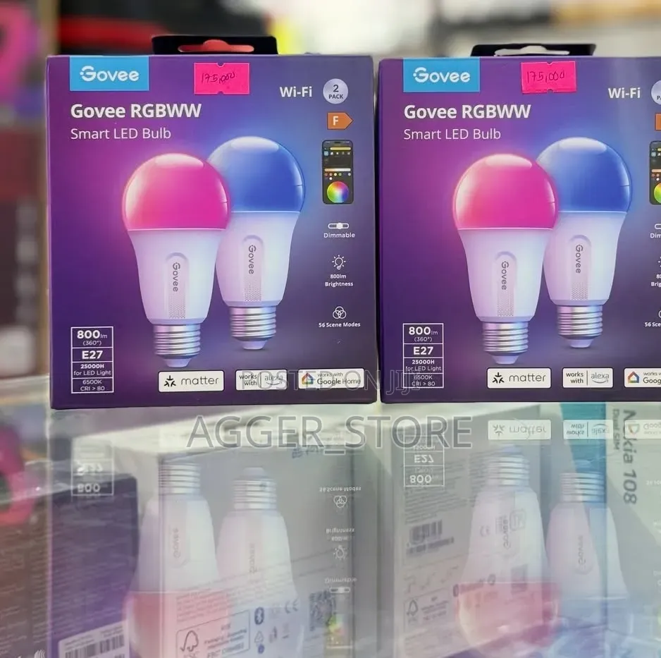 Govee RGBWW Smart LED Bulb (E27 Base,800 Lumens,Wi-Fi/Bluetooth )