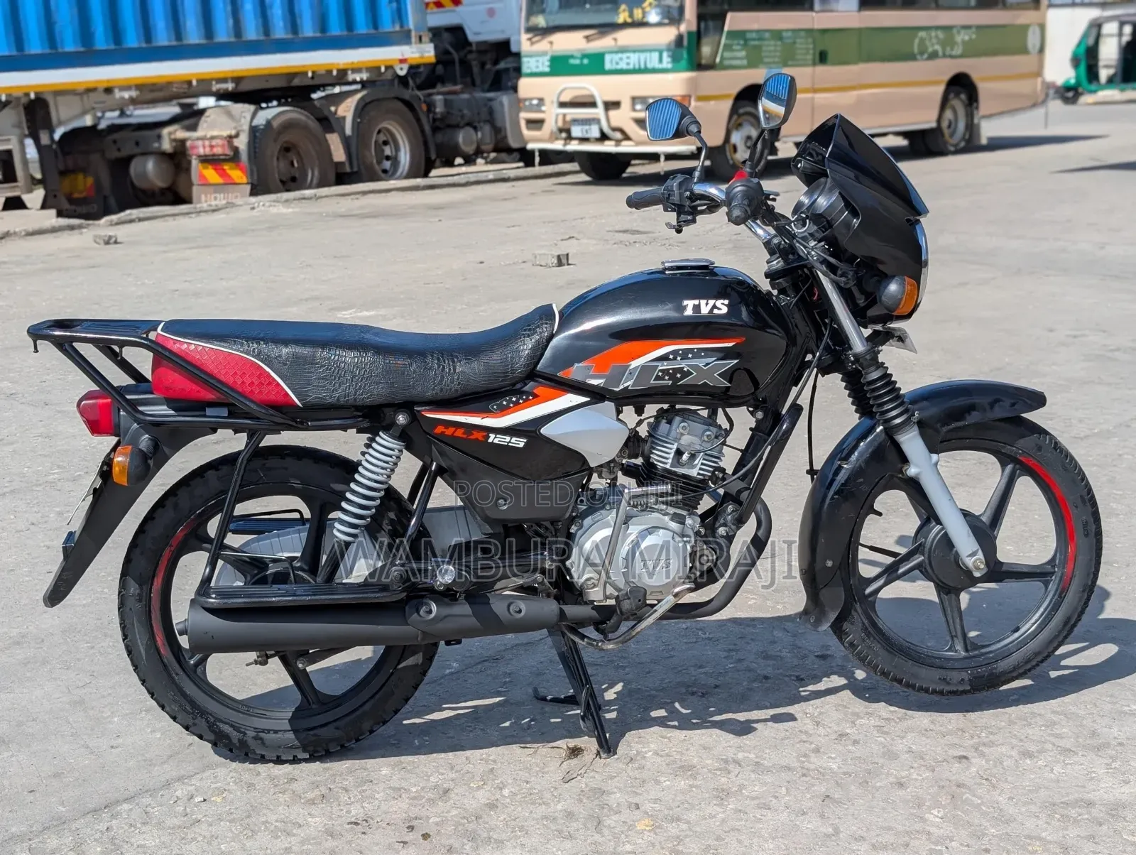 TVS HLX 125 2026 Black