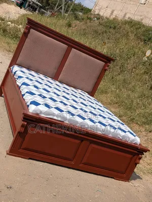 Vitanda Vipya Vya Mbao 5/6 Free Delivery Kwa Dar