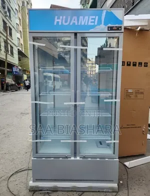 Huamei Showcase Fridge 630l Silver