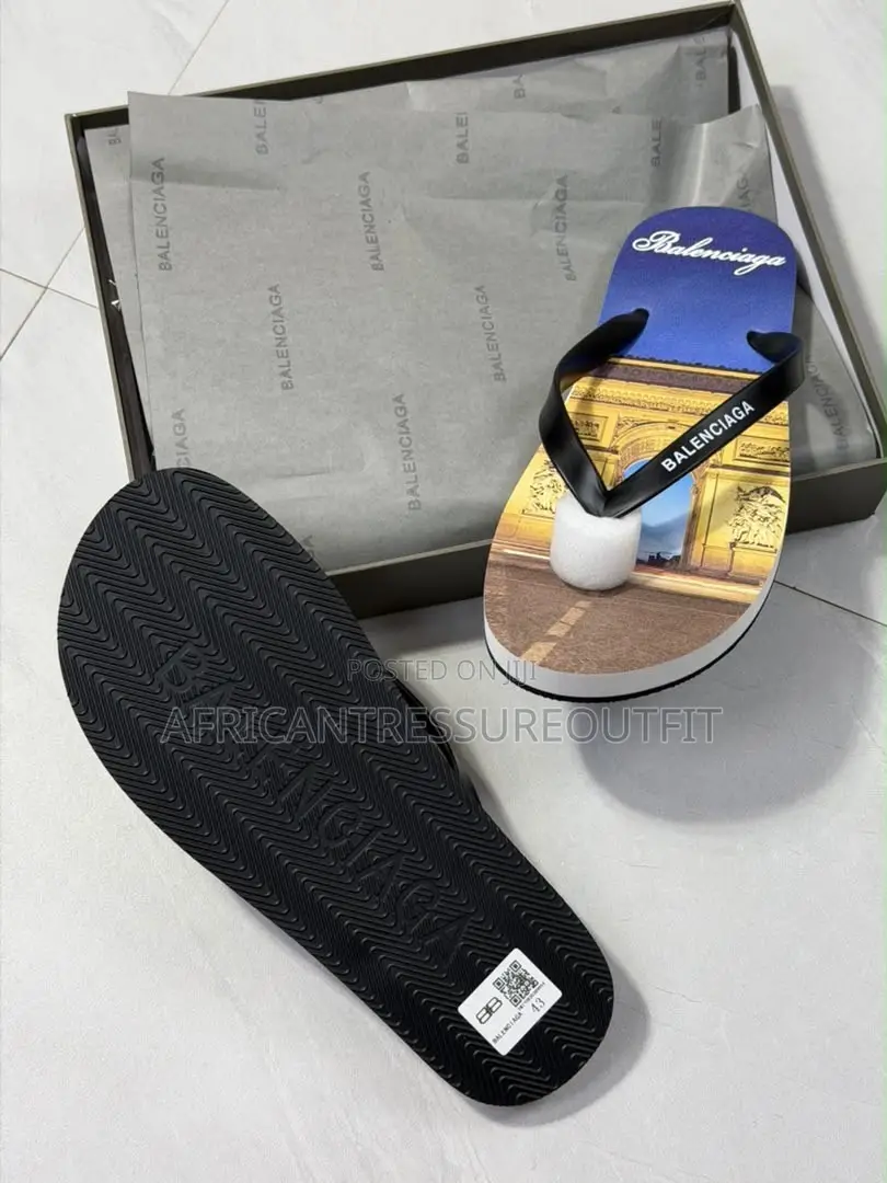 Balenciaga Thong Slides Flip-Flop Sandals Collection Available