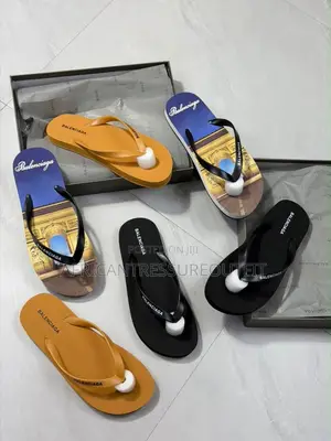 Balenciaga Thong Slides Flip-Flop Sandals Collection Available