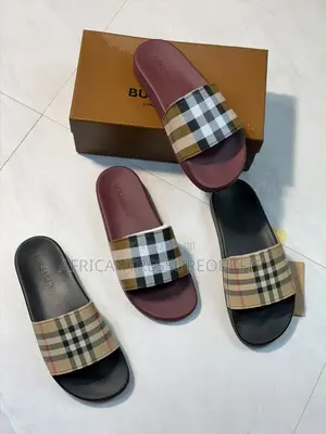 Burberry Vintage Check Furley Slide in Archive Beige and Black|buy Now