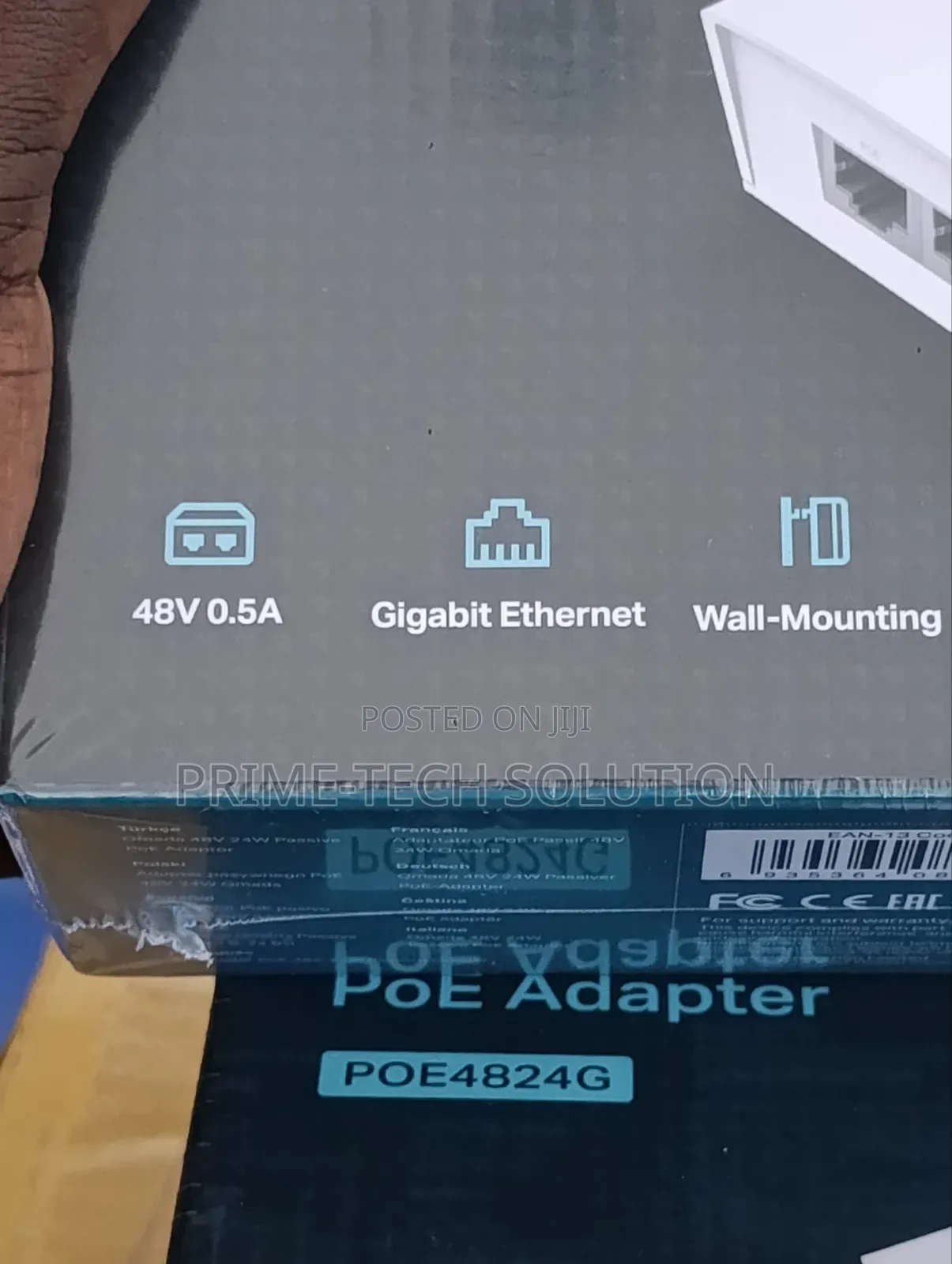 TP-Link Omada POE4824G 48V 24W Passive PoE Adapter Gigabit | TZ