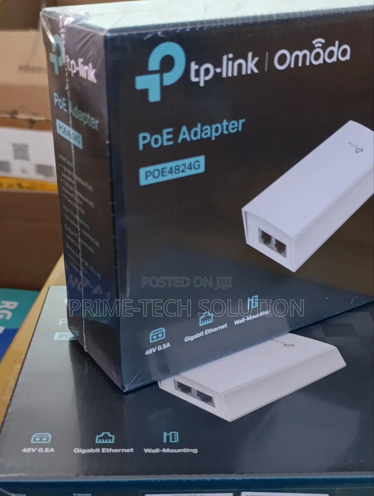 TP-Link Omada POE4824G 48V 24W Passive PoE Adapter Gigabit | TZ
