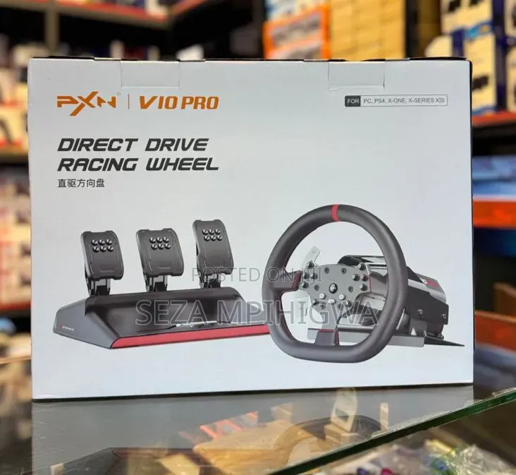 ​PXN V10 Pro Direct Drive Racing Wheel Set - PC / PS4 / Xbox