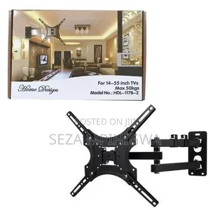 ​Adjustable Swivel TV Wall Bracket for 14"-55" TVs (Brand New)