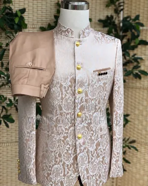 Khaki Pant and Colourful Jacket Suits