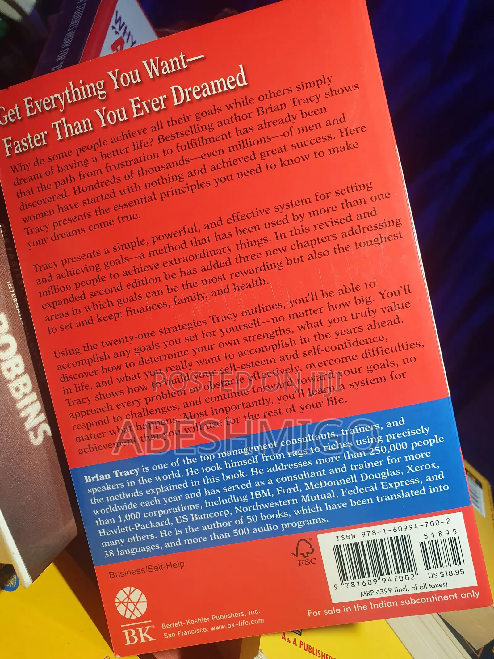 Goals, by Brian Tracy