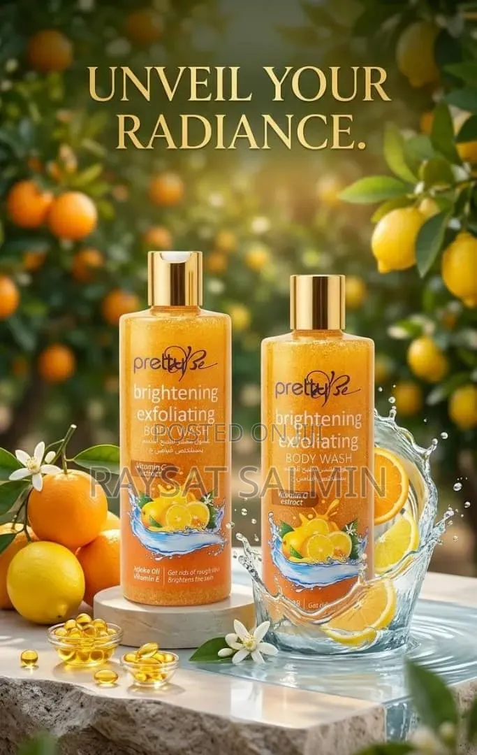 Pretty Be Brightening and Exfoliating Body Wash