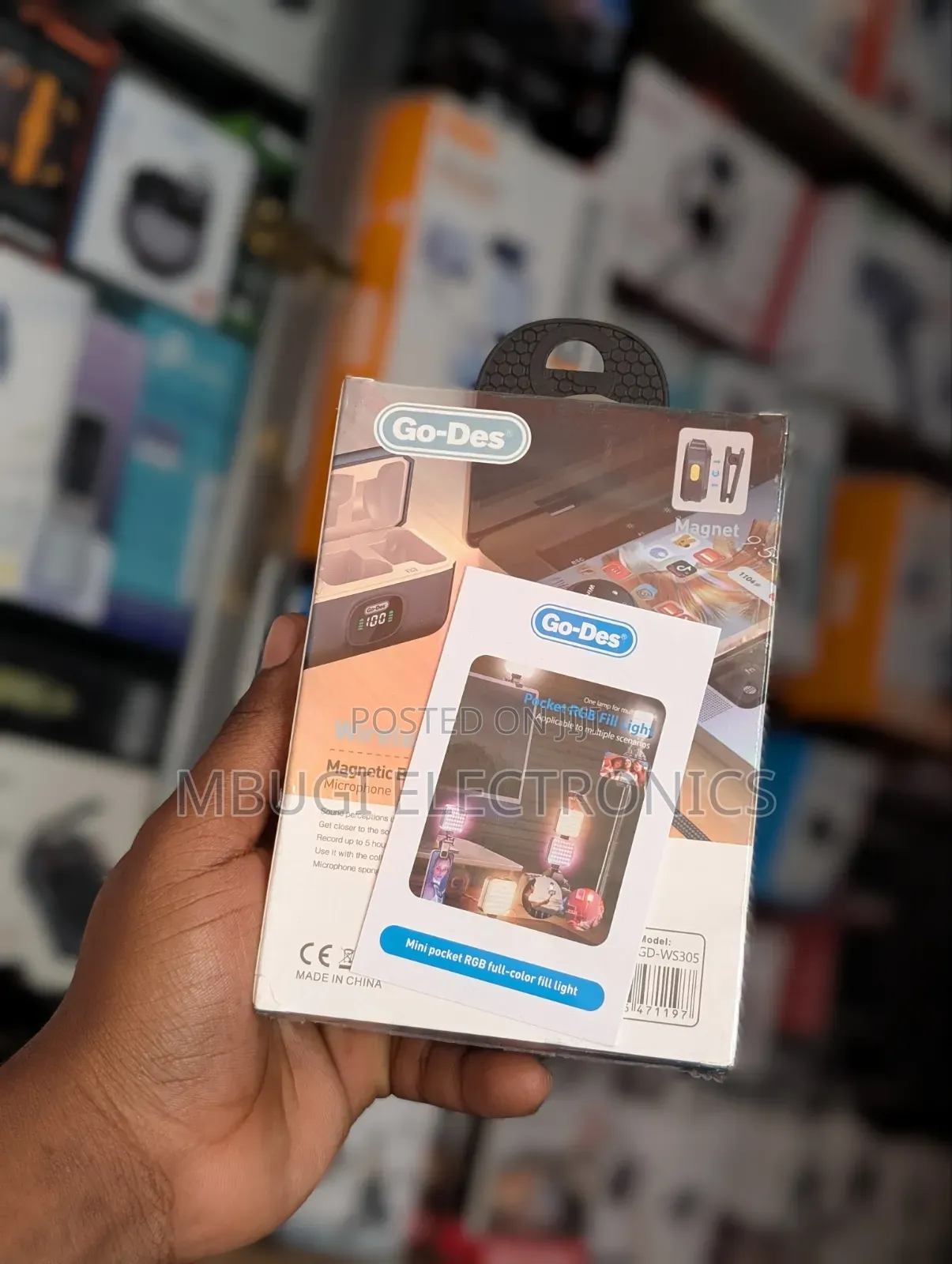 Go Des Wireless Microphone 2 in 1 (Lightining & Type C)