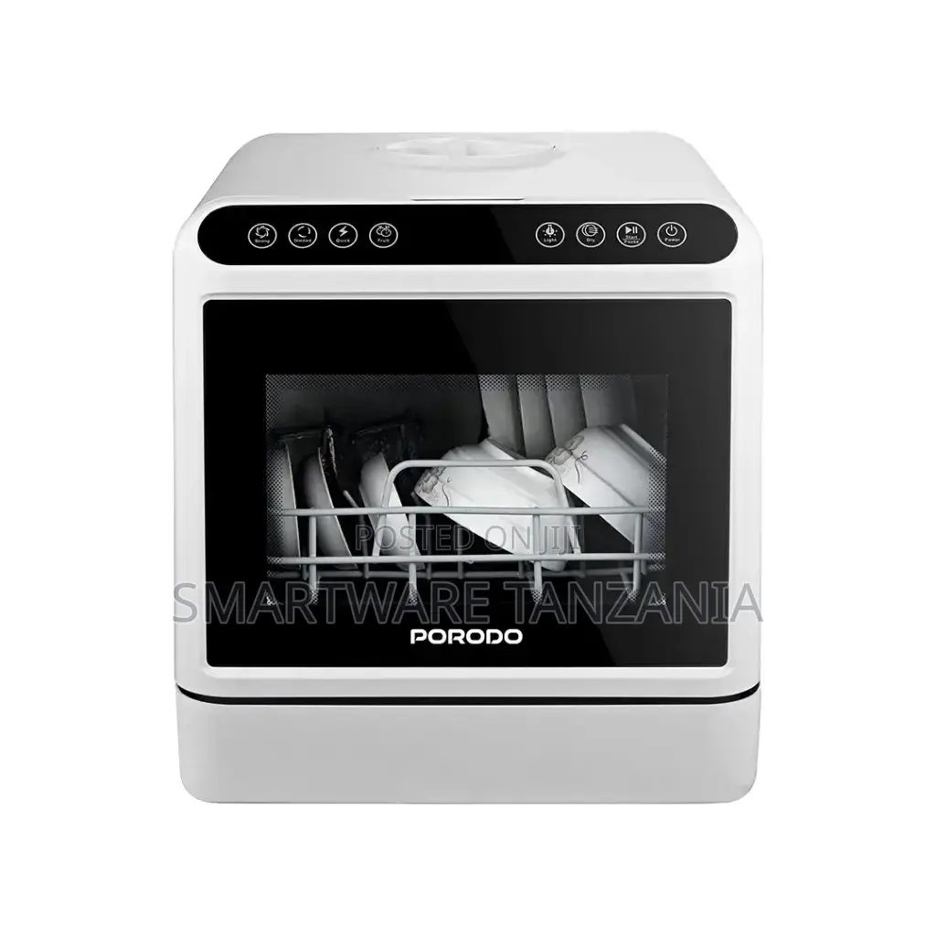 Porodo Counter-Top Dishwasher With 25L Capacity, UV Sterilisation