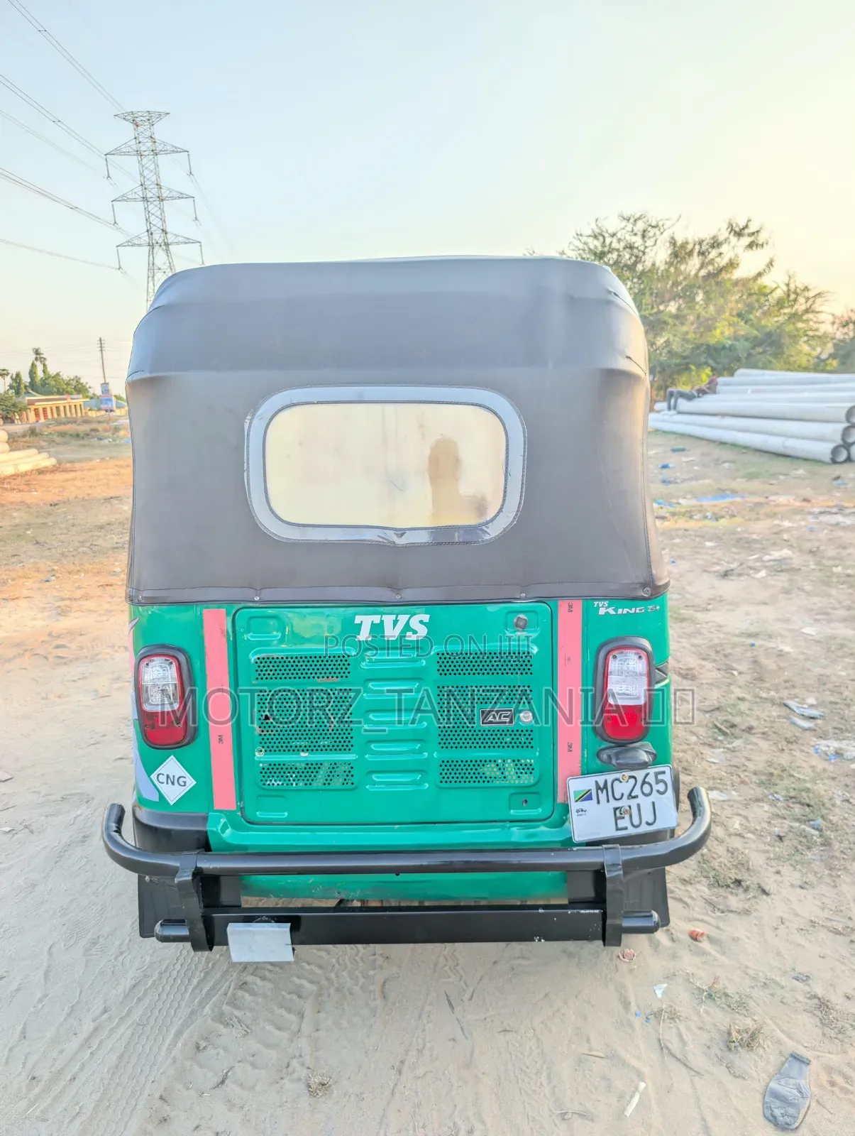 TVS King Deluxe Plus iTouch Start 2025 Green