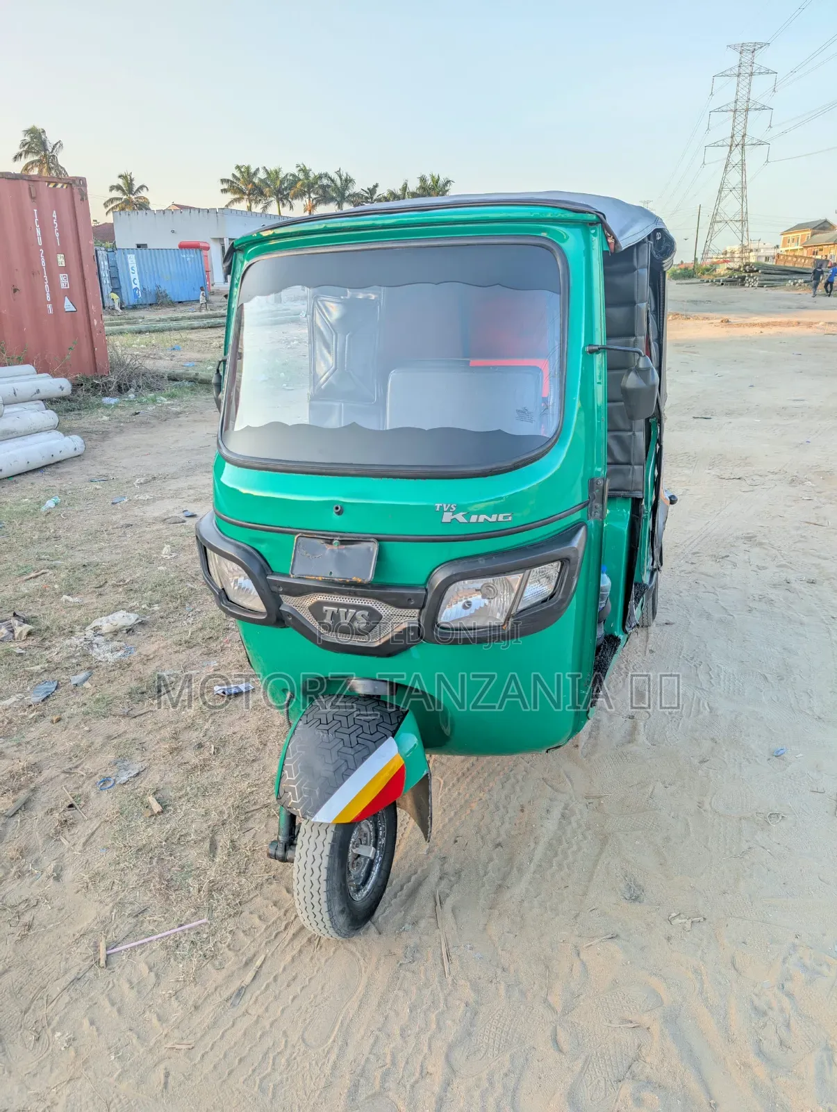 TVS King Deluxe Plus iTouch Start 2025 Green