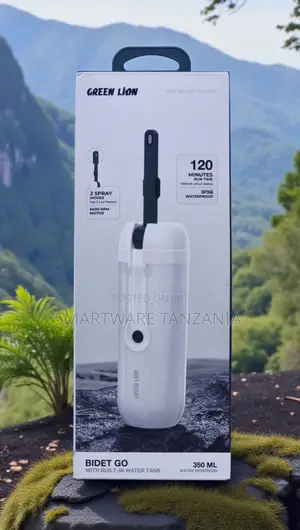 Green Lion Bidet Go Portable Bidet, 350mL Water Tank, IPX6 Waterproof