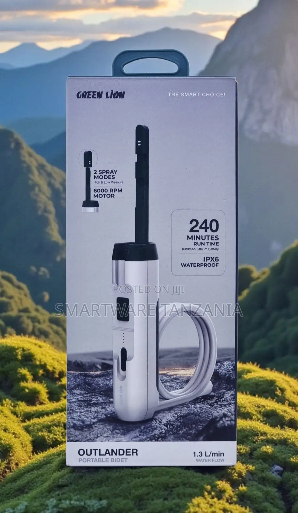 Green Lion Outlander Portable Bidet With 240 Minutes Run Time