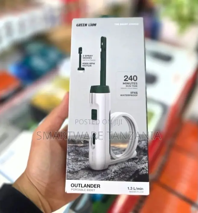 Green Lion Outlander Portable Bidet IPX6 Waterproof - White