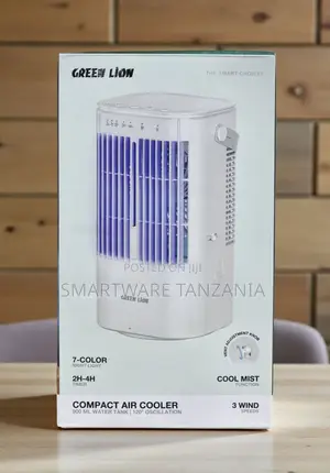 Green Lion Compact Air Cooler With 900ml Water Tank, 120° Oscillation