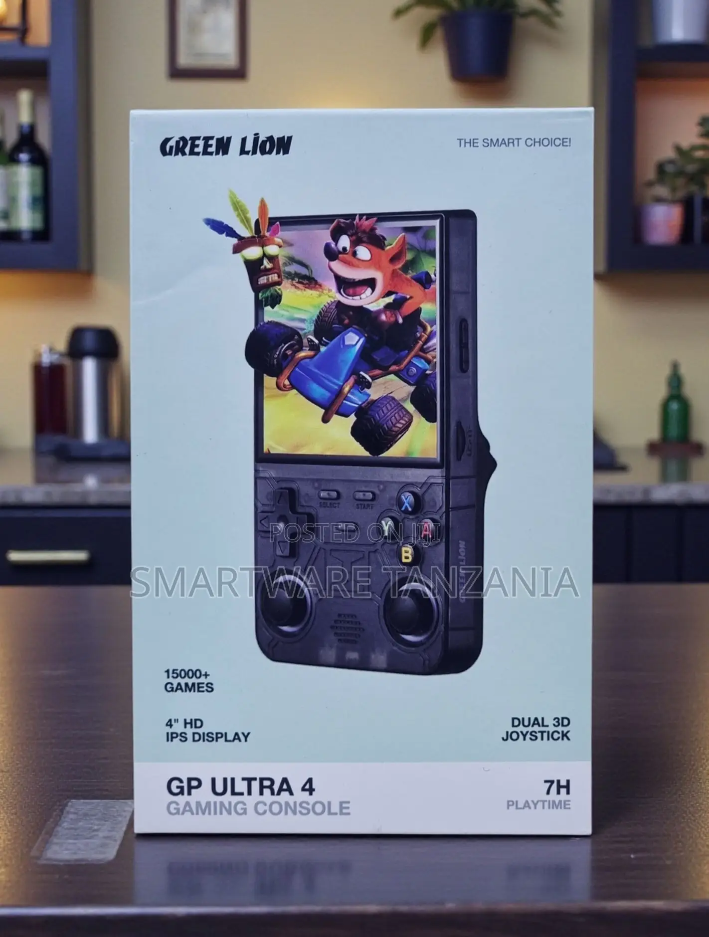 Green Lion GP Ultra 4 Gaming Console, 4" HD IPS Display, 15000+ Games