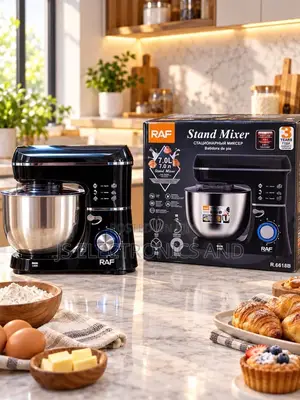 RAF Stand Mixer Capacity 7L Stainless Steel Bowl