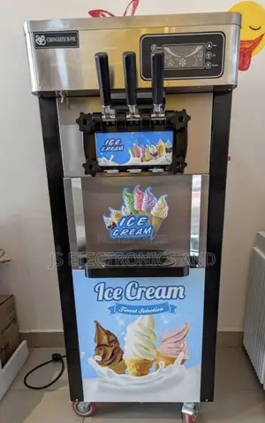 Strongertech PMC Commercial Ice Cream Maker Three Dispensing Handles