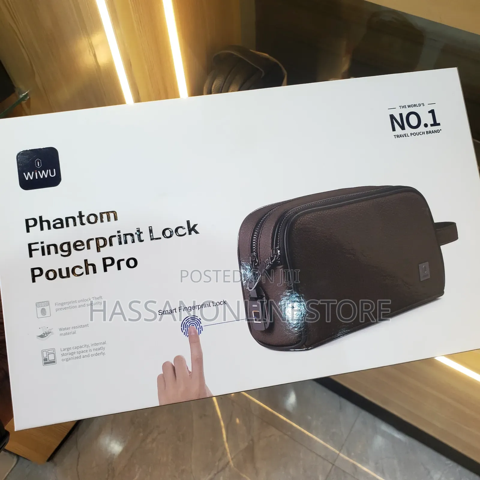 WiWU Phantom Fingerprint Lock Pouch Pro