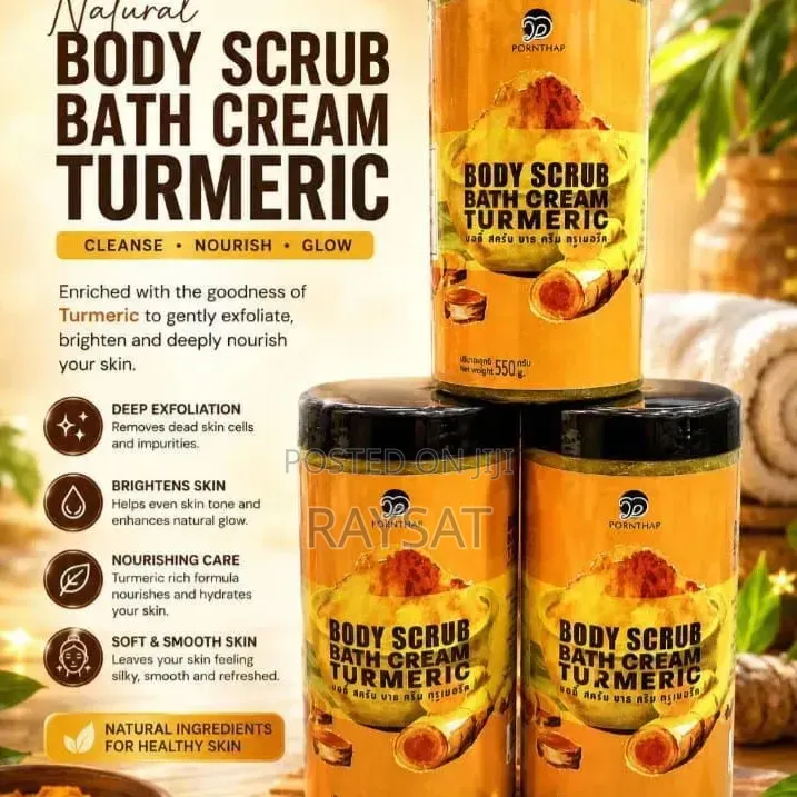 Pornthap Turmeric Body Scrub Bath Cream