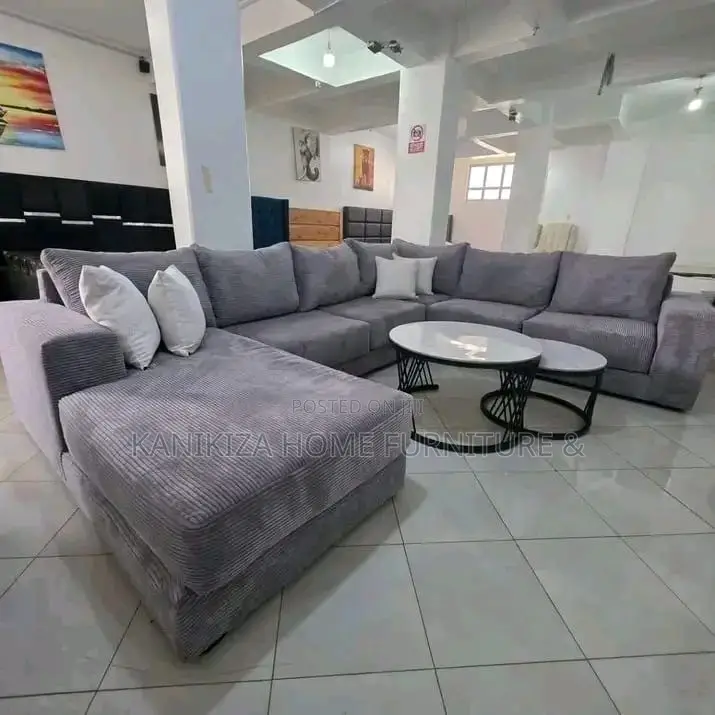 Sofa Sets Ya Watu Saba L Shape Material Yake Ni Imara Sana