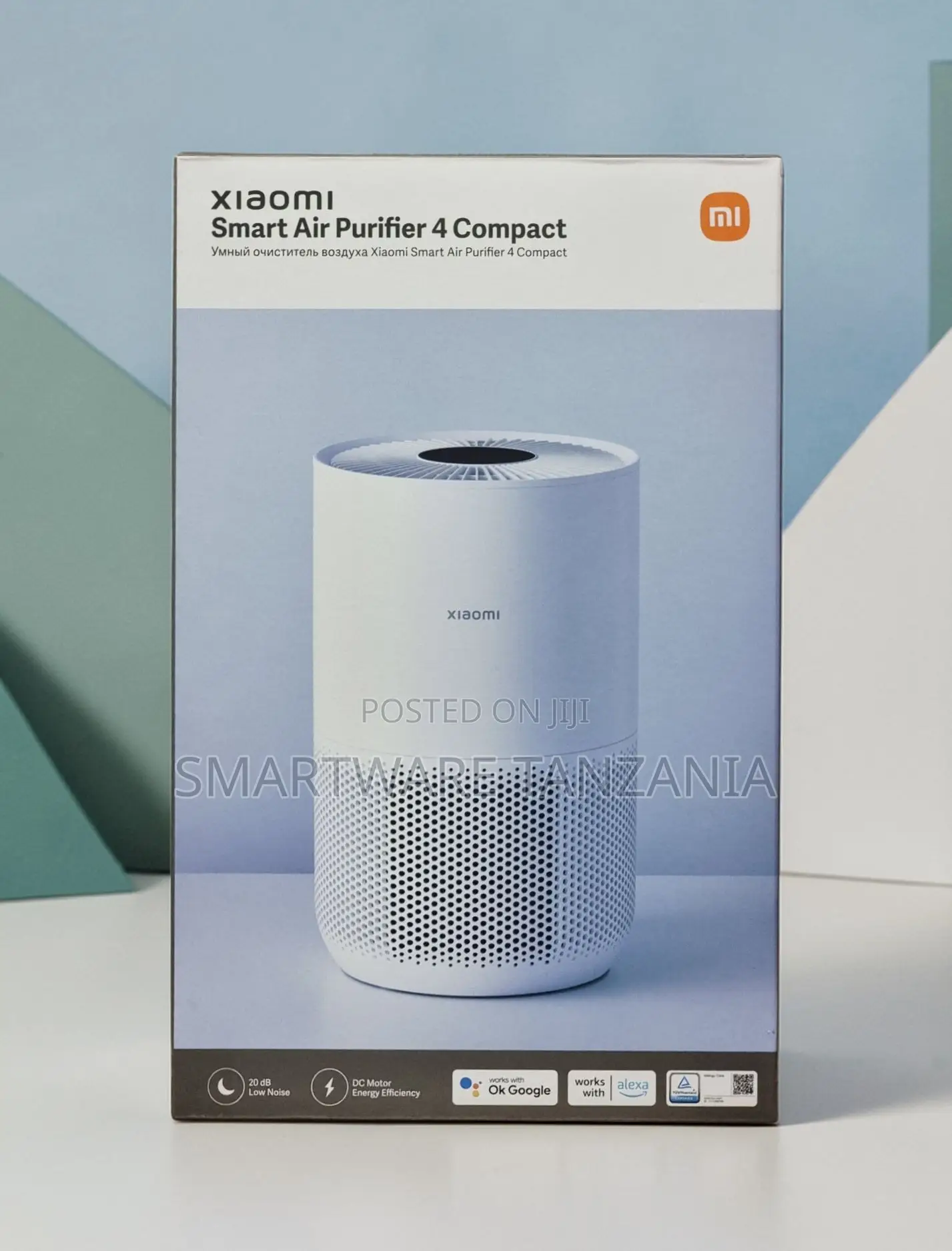 Xiaomi Smart Air Purifier 4 Compact, 20 dB Low Noise, DC Motor