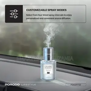 Porodo Grasse Smart Aroma Diffuser With 120mL Capacity and RGB Light