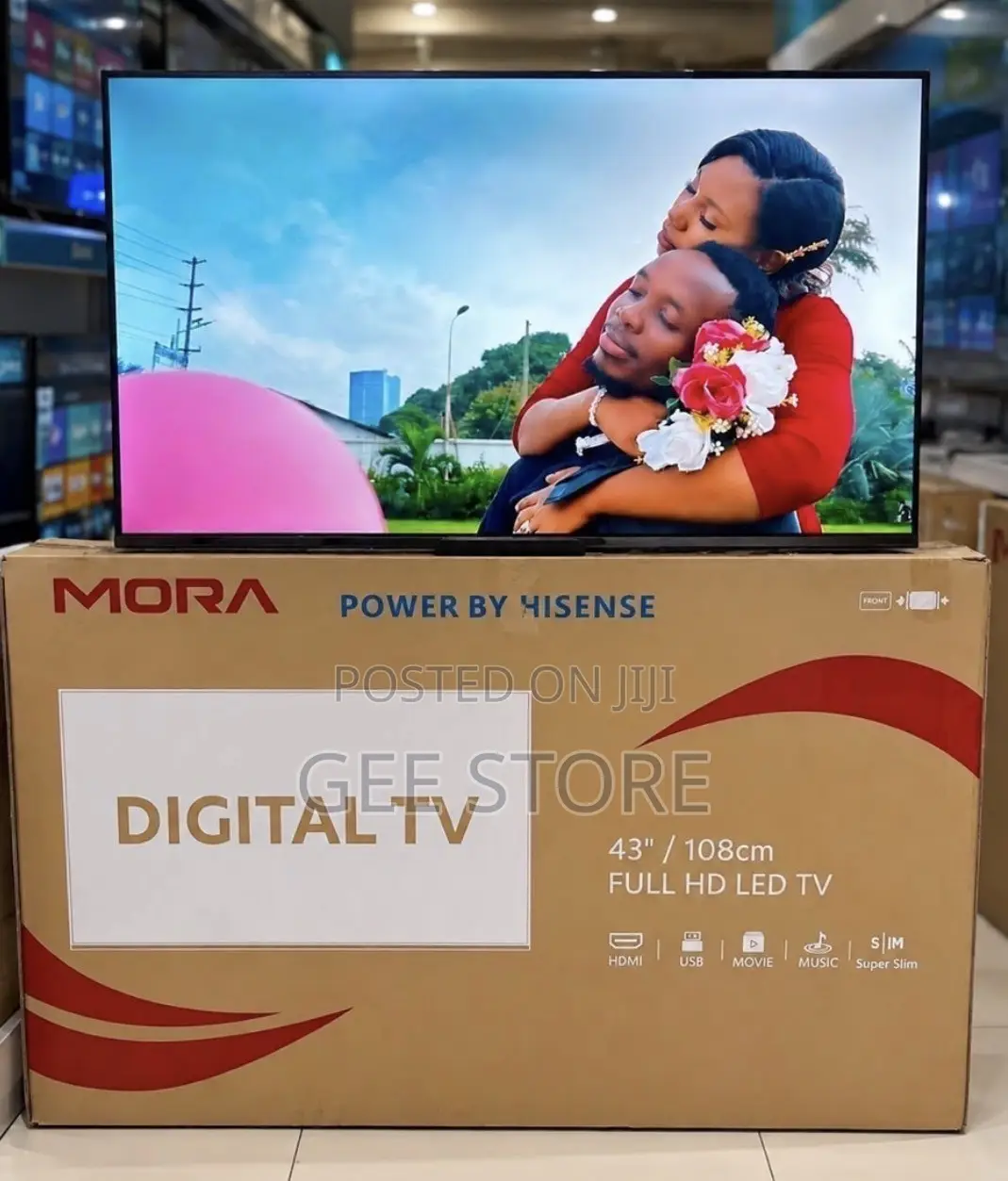 A 43-Inch Mora Digital LED TV Powered by Hisense