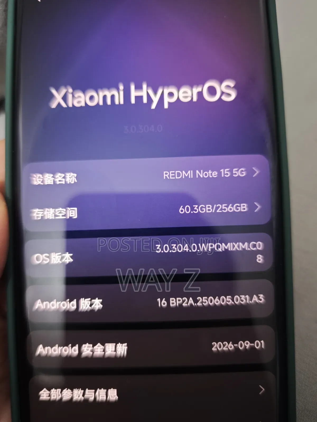 New Xiaomi 15 256 GB Black