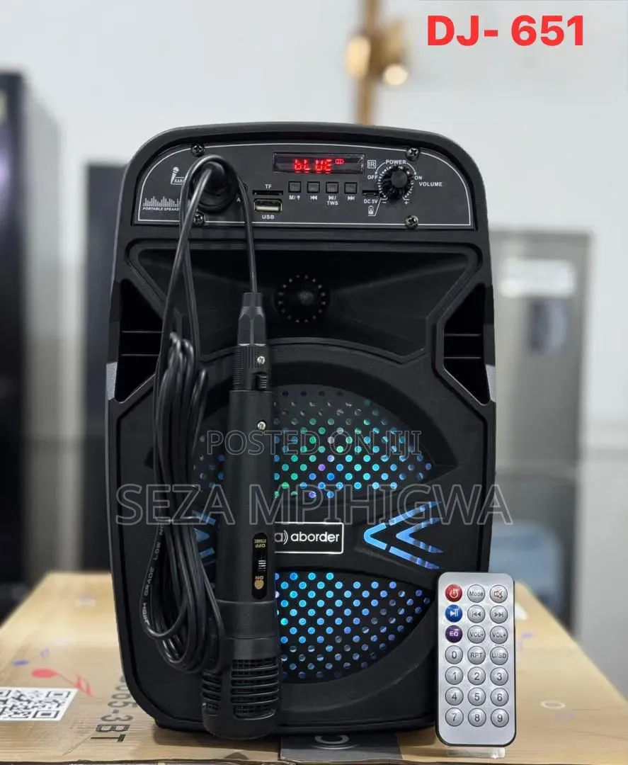 Spika Kali Ya Bluetooth Na Mic (DJ-651) - Portable Party