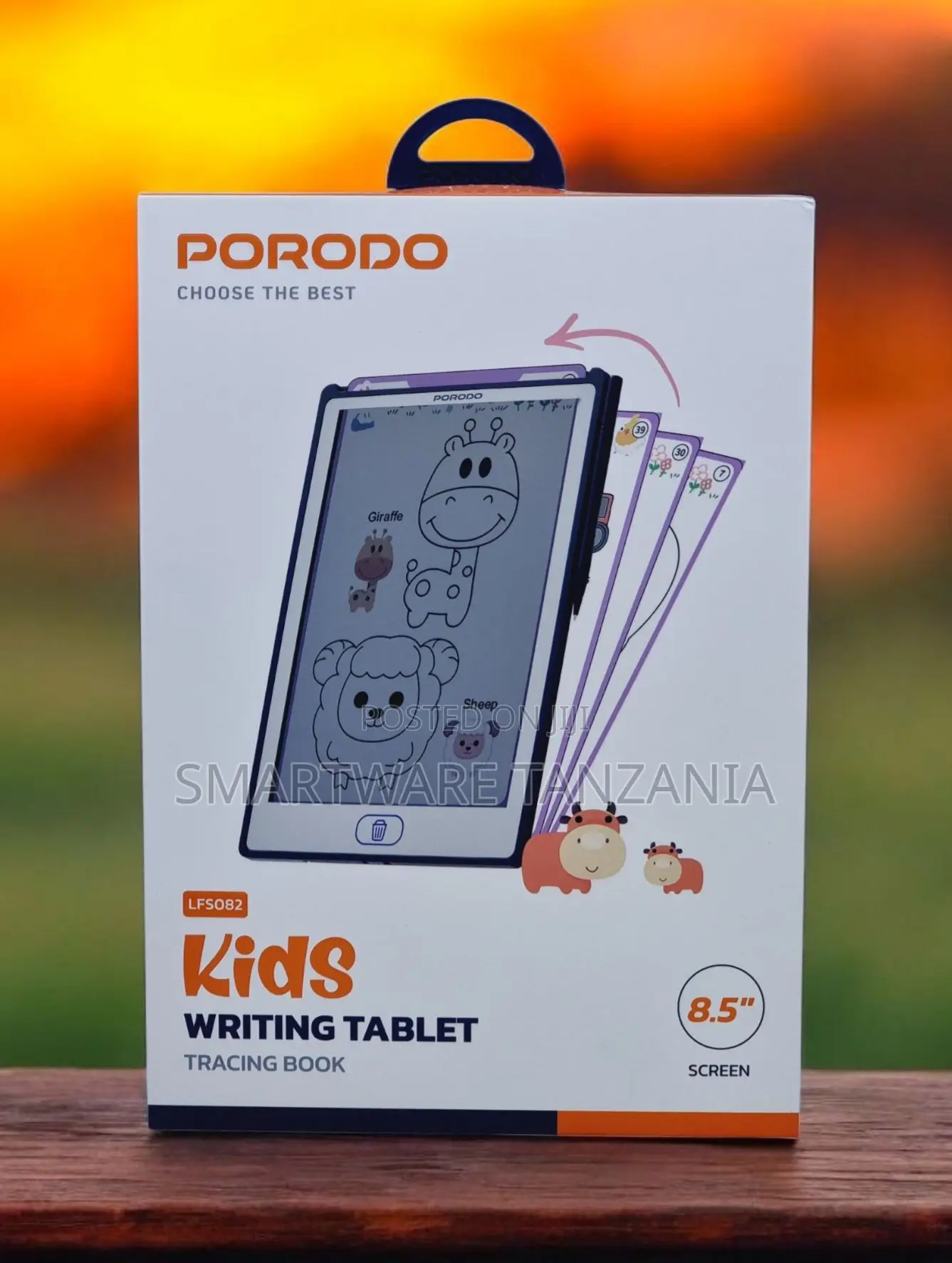 Porodo Kids Writing Tablet 8.5-Inch LCD Tracing Book for Children