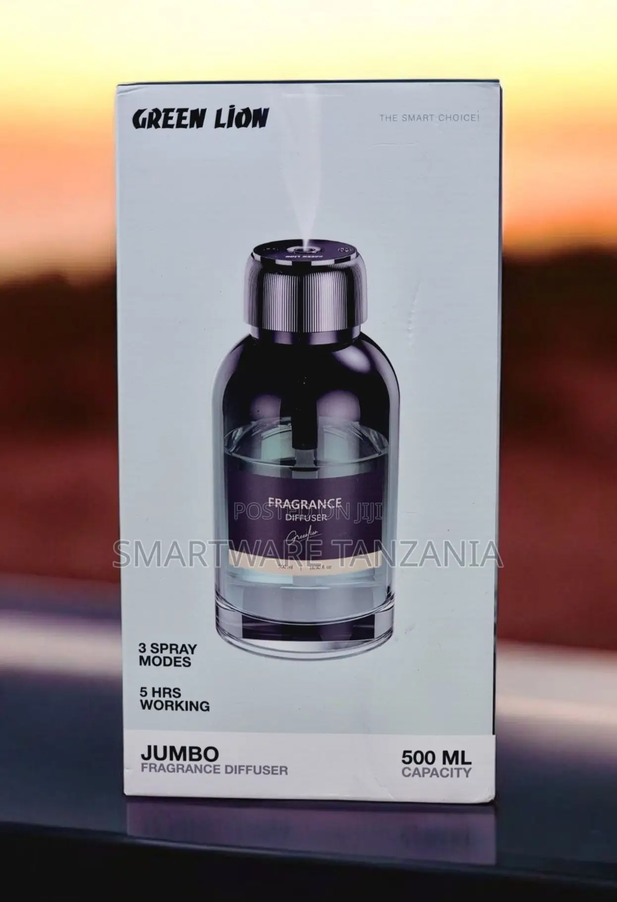 Green Lion Jumbo Fragrance Diffuser, 500 mL Capacity, 3 Spray Modes