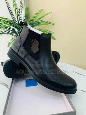 Clarks Leather Chelsea Boots - Black & Coffee