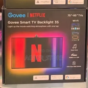 Govee Smart TV Backlight 3S(Netflix Edition) Designed for 75′′–85′′ TV