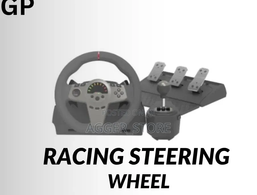 GT100V2SL PC Gaming Racing Wheel 270- Degree With Pedals and Shifter