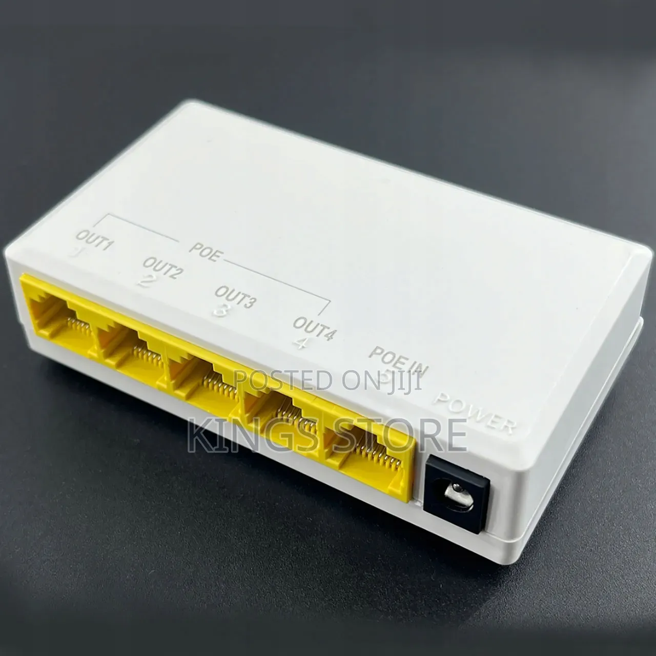 Repeater POE 104JS | 1x IN 4x OUT | 24W | 4x 10/100 MBPS