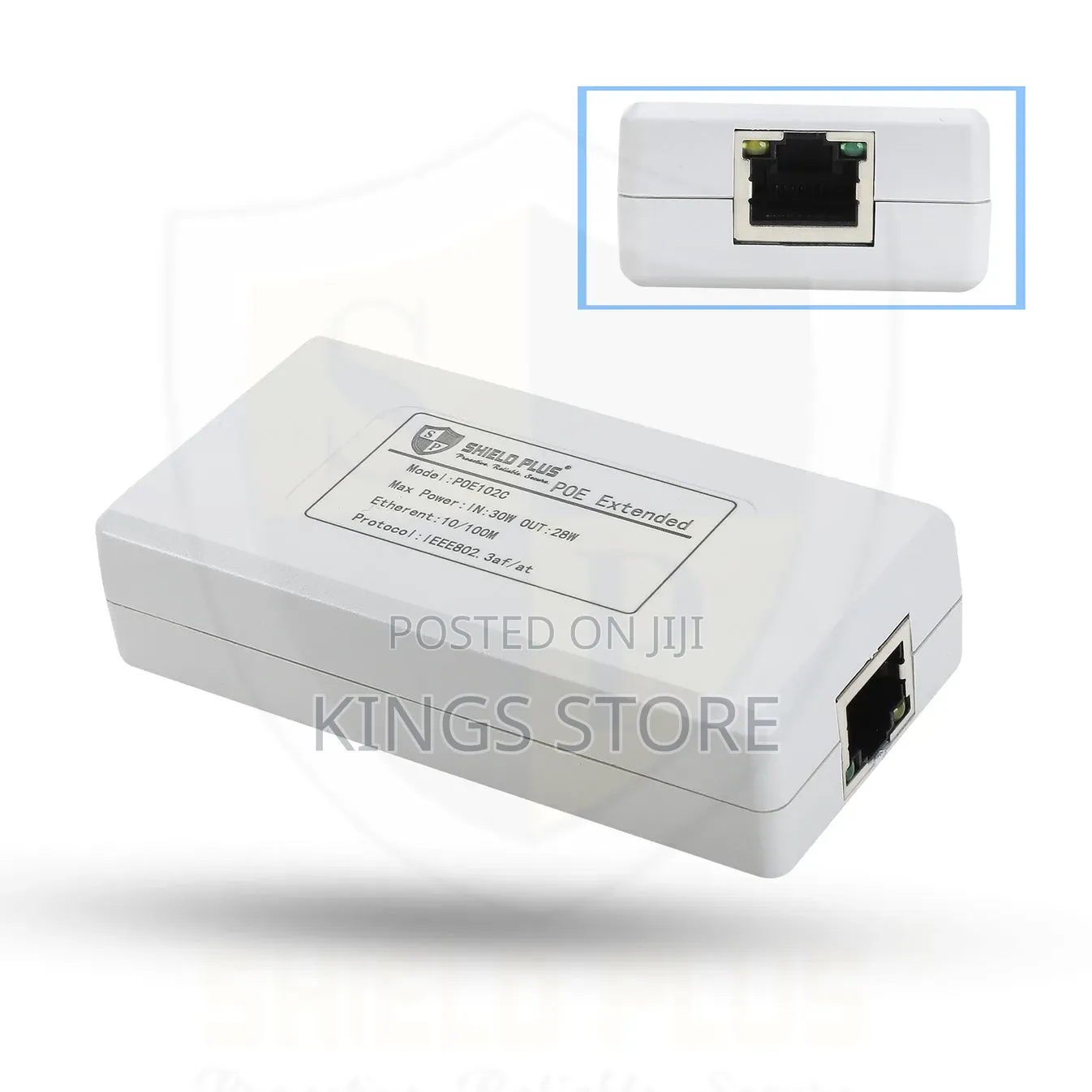 Indoor Poe Extender 1 Input 2 Output (100 MBPS