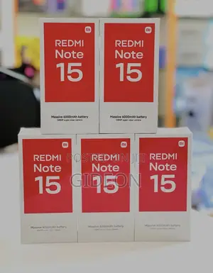 New Xiaomi Redmi Note 15 256 GB Black