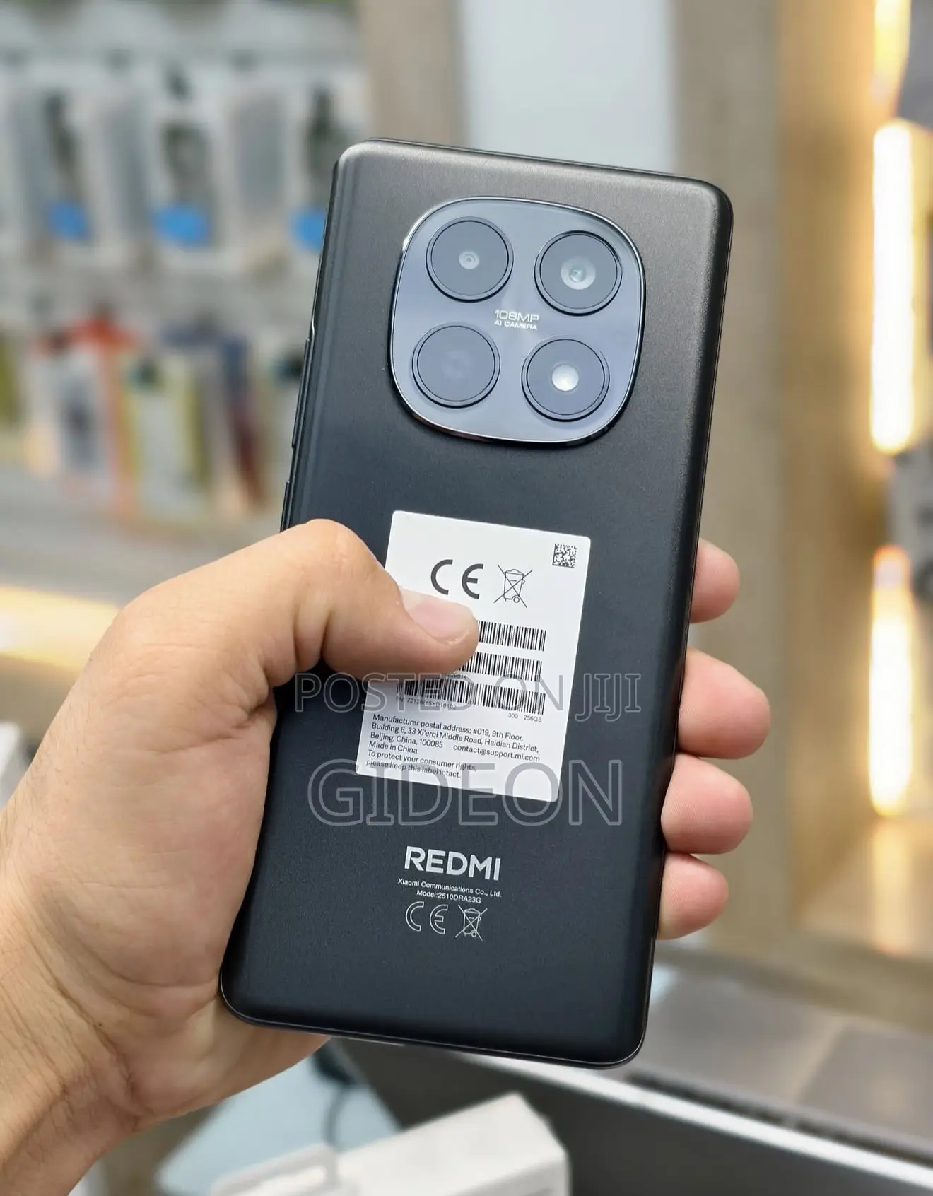 New Xiaomi Redmi Note 15 128 GB Black
